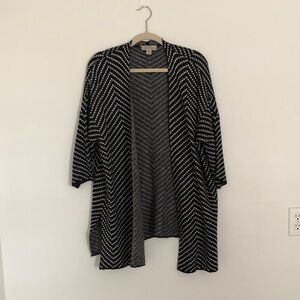 Charlie Paige Black and White Cardigan